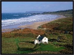 Domek, Morza, Brzeg, Irlandia, Mały